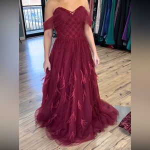 Custom Feather Dress